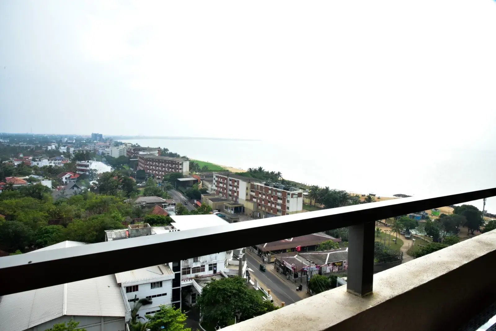View from the balcony over Negombo
