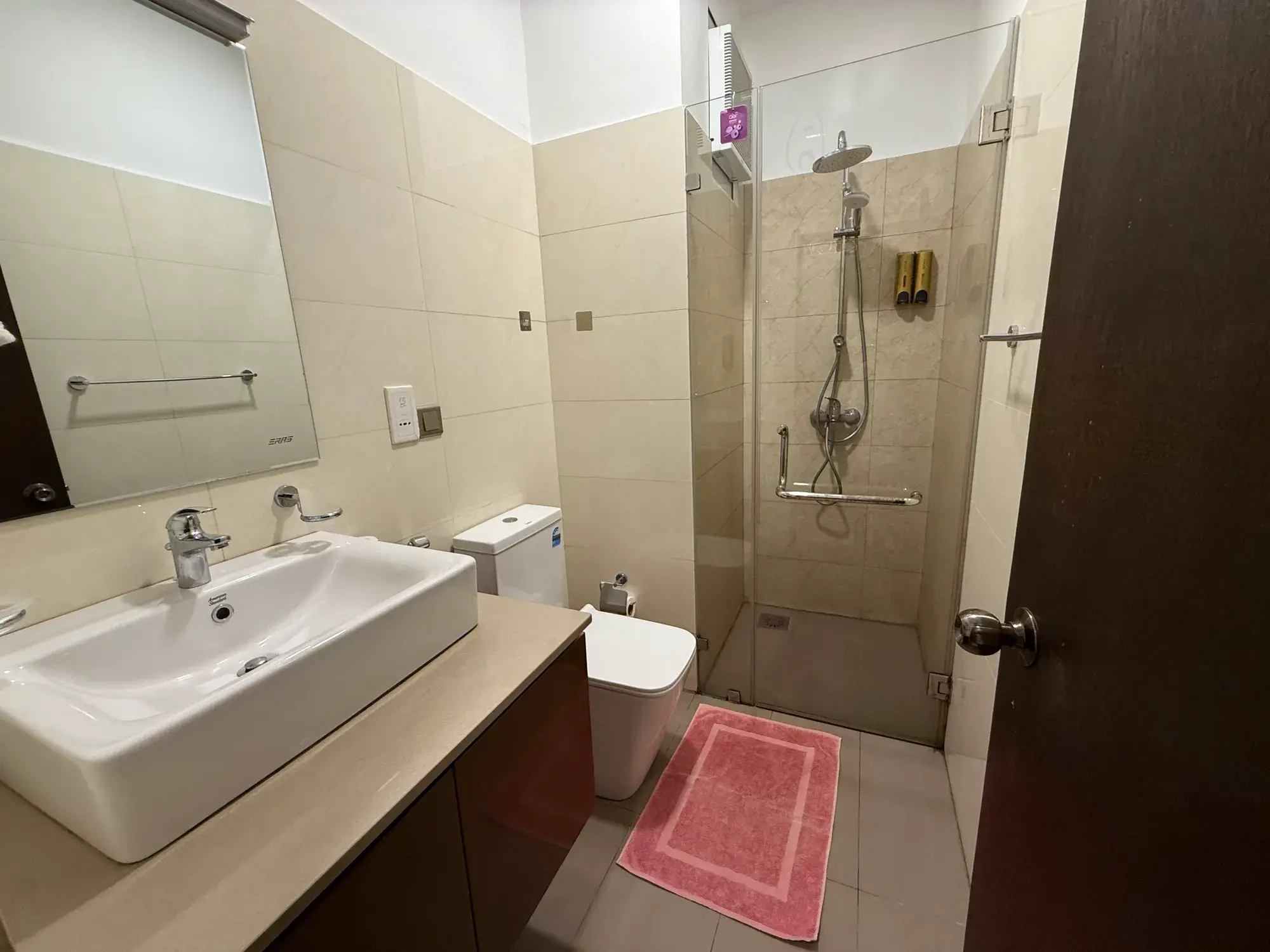 Bathroom with a walk-in shower